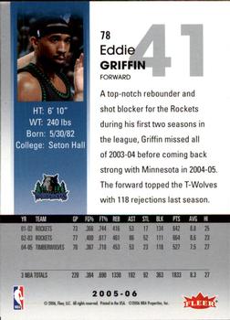 2005-06 Hoops #78 Eddie Griffin Back