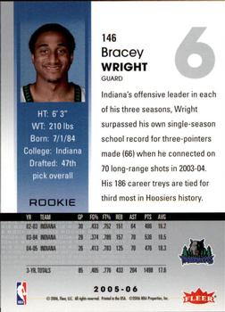 2005-06 Hoops #146 Bracey Wright Back