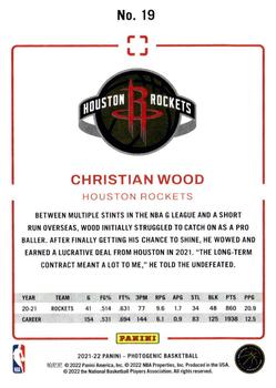 2021-22 Panini Photogenic #19 Christian Wood Back