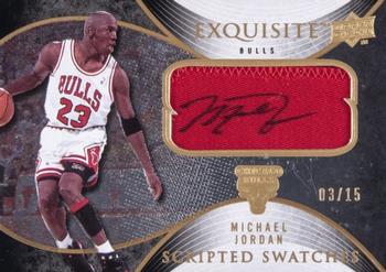2007-08 Upper Deck Exquisite Collection - Scripted Swatches #SS-MI Michael Jordan Front