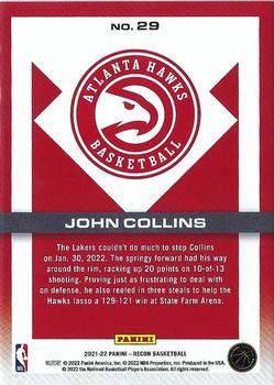 2021-22 Panini Recon #29 John Collins Back