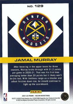 2021-22 Panini Recon #129 Jamal Murray Back