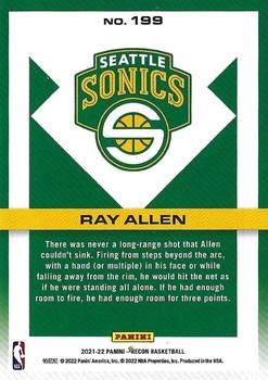 2021-22 Panini Recon #199 Ray Allen Back