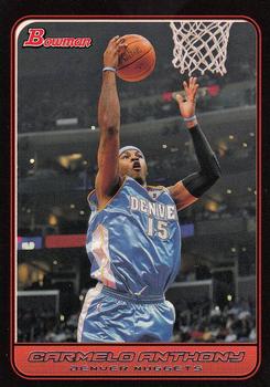 2006-07 Bowman #11 Carmelo Anthony Front