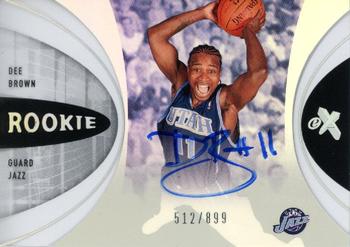 2006-07 E-X #49 Dee Brown Front