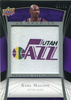 2007-08 Upper Deck Premier - Premier Stitchings Patches #PS-KM Karl Malone Front