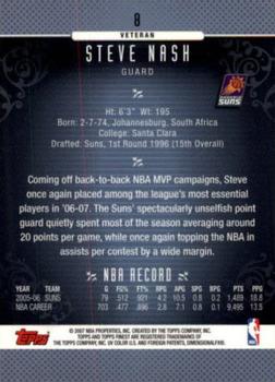 2006-07 Finest #8 Steve Nash Back