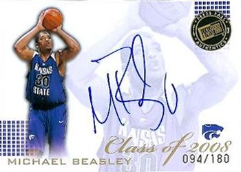 2008 Press Pass - Class of 2008 Autographs #CL-MB Michael Beasley Front