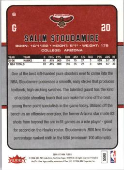 2006-07 Fleer #6 Salim Stoudamire Back