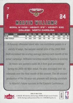 2006-07 Fleer #7 Marvin Williams Back