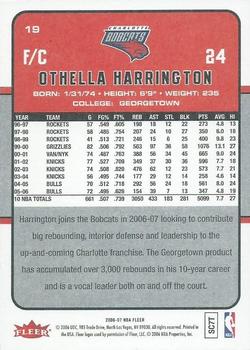 2006-07 Fleer #19 Othella Harrington Back