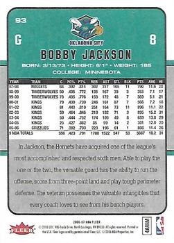 2006-07 Fleer #93 Bobby Jackson Back