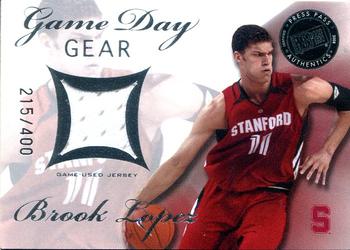 2008 Press Pass - Game Day Gear Jerseys #GDG-BL Brook Lopez Front