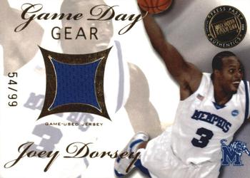 2008 Press Pass - Game Day Gear Jerseys Gold #GDG-JD Joey Dorsey Front