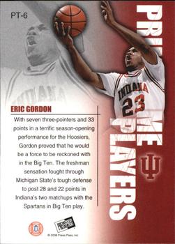 Primetime Players Eric Gordon Basketball Card 2008 Press Pass # PT 6 
