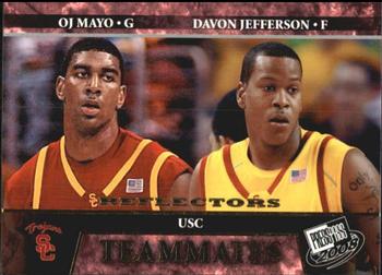 2008 Press Pass - Reflectors #59 O.J. Mayo / Davon Jefferson Front