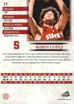 2008 Press Pass - Reflectors Proofs #23 Robin Lopez Back