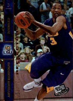 2008 Press Pass - Reflectors Proofs #28 Anthony Randolph Front