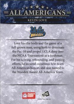 2008 Press Pass - Reflectors Proofs #48 Kevin Love Back