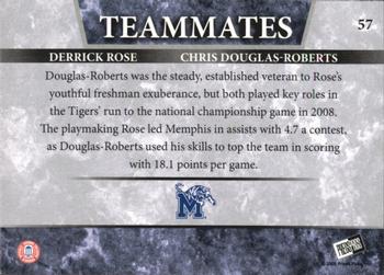 2008 Press Pass - Reflectors Proofs #57 Derrick Rose / Chris Douglas-Roberts Back