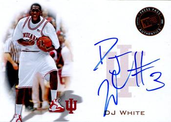 2008 Press Pass - Signings Bronze #PPS-DW D.J. White Front