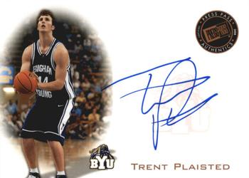 2008 Press Pass - Signings Bronze #PPS-TP Trent Plaisted Front