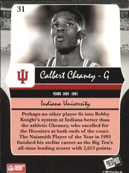 2006-07 Press Pass Legends #31 Calbert Cheaney Back