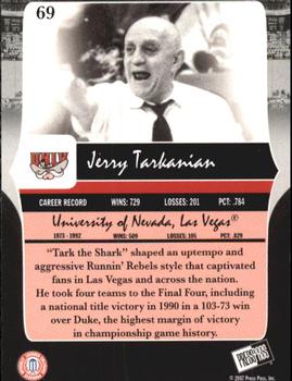 2006-07 Press Pass Legends #69 Jerry Tarkanian Back