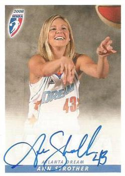 2008 Rittenhouse WNBA - Autographs #NNO Ann Strother Front