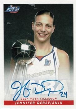2008 Rittenhouse WNBA - Autographs #NNO Jennifer Derevjanik Front