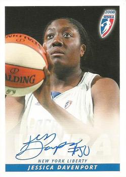 2008 Rittenhouse WNBA - Autographs #NNO Jessica Davenport Front