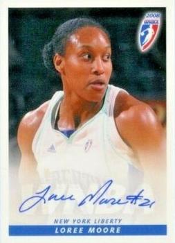2008 Rittenhouse WNBA - Autographs #NNO Loree Moore Front