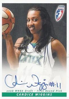 2008 Rittenhouse WNBA - Autographs #NNO Candice Wiggins Front