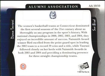 2006-07 Press Pass Legends - Alumni Association #AA10 Diana Taurasi / Sue Bird Back