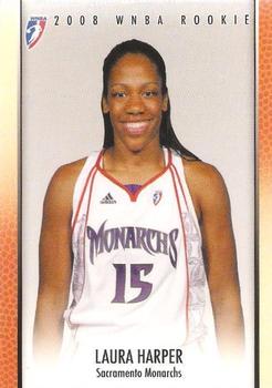 2008 Rittenhouse WNBA - Rookies #R10 Laura Harper Front