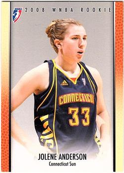 2008 Rittenhouse WNBA - Rookies #R17 Jolene Anderson Front