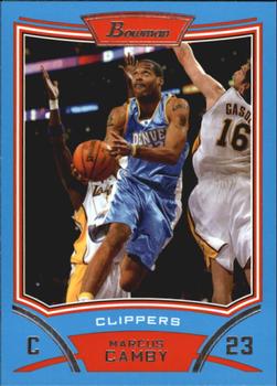 2008-09 Bowman - Blue #77 Marcus Camby Front