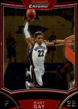 2008-09 Bowman - Chrome #13 Rudy Gay Front