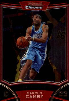 2008-09 Bowman - Chrome #77 Marcus Camby Front