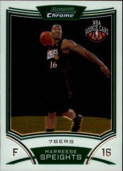 2008-09 Bowman - Chrome #125 Marreese Speights Front