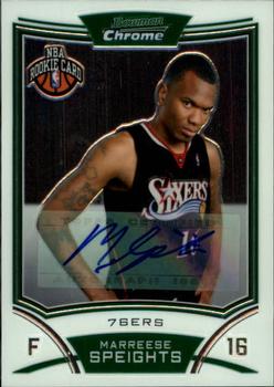 2008-09 Bowman - Chrome #165 Marreese Speights Front