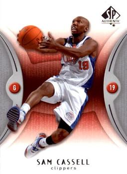 2006-07 SP Authentic #35 Sam Cassell Front