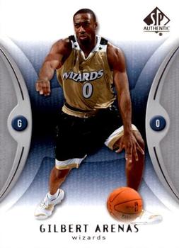 2006-07 SP Authentic #88 Gilbert Arenas Front