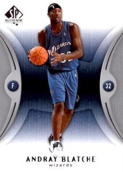 2006-07 SP Authentic #90 Andray Blatche Front