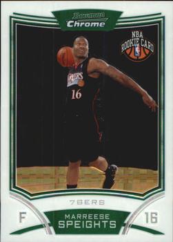 2008-09 Bowman - Chrome X-Fractors #125 Marreese Speights Front