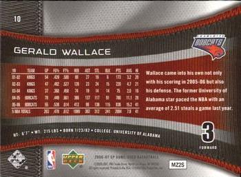 2006-07 SP Game Used #10 Gerald Wallace Back