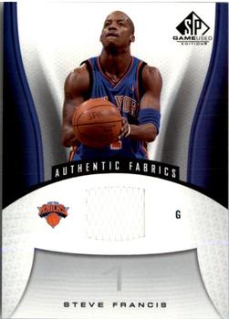2006-07 SP Game Used #166 Steve Francis Front