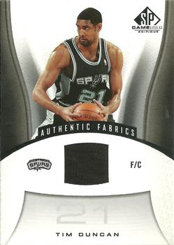 2006-07 SP Game Used #185 Tim Duncan Front