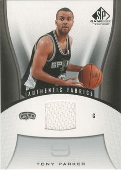2006-07 SP Game Used #187 Tony Parker Front
