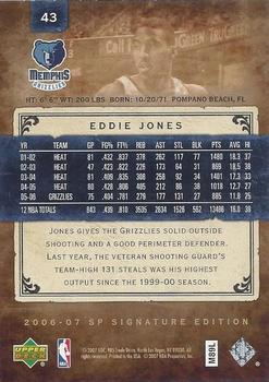2006-07 SP Signature Edition #43 Eddie Jones Back